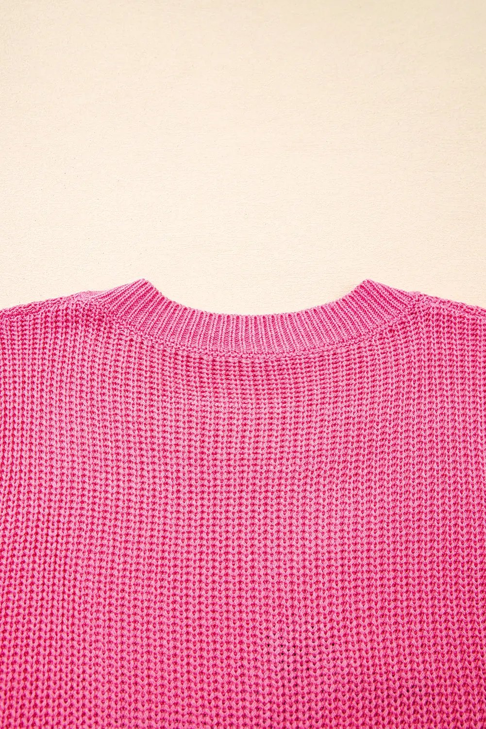 Bright Pink Western Cowboy Embroidery Sleeveless Sweater - Love Salve
